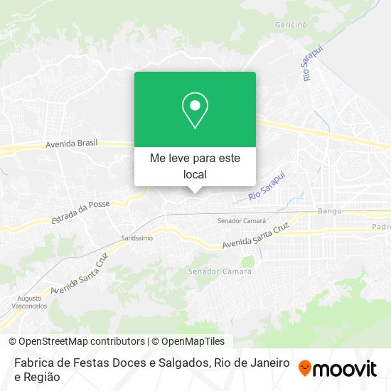 Fabrica de Festas Doces e Salgados mapa