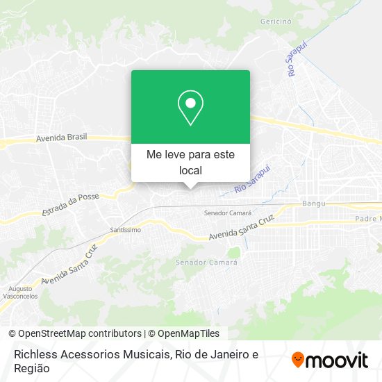 Richless Acessorios Musicais mapa