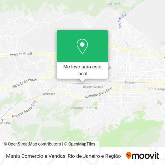 Mania Comercio e Vendas mapa