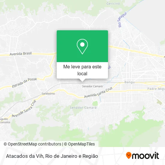 Atacados da Vih mapa