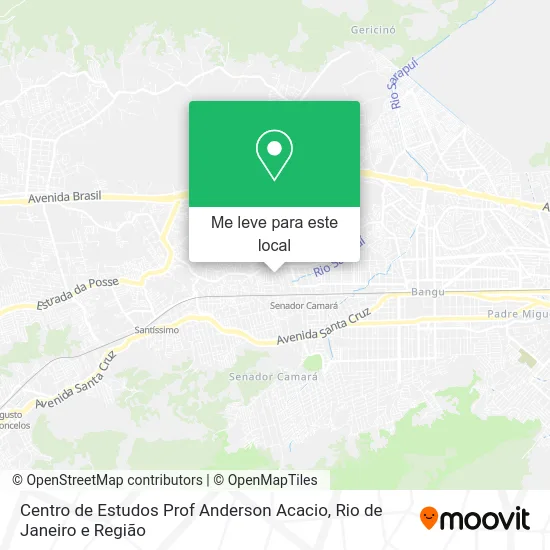 Centro de Estudos Prof Anderson Acacio mapa