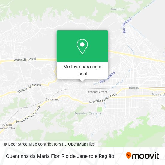 Quentinha da Maria Flor mapa