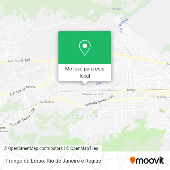 Frango du Lorao mapa