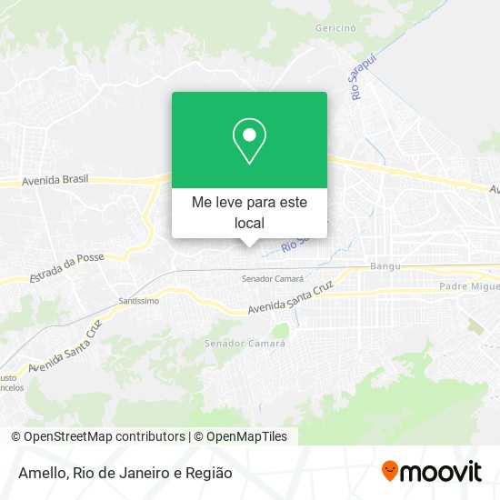 Amello mapa