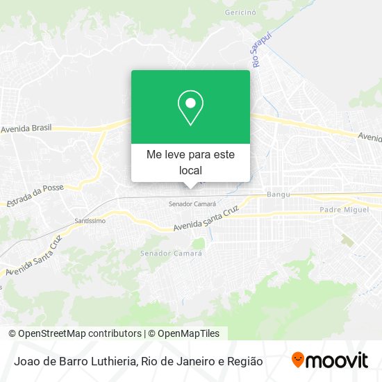 Joao de Barro Luthieria mapa
