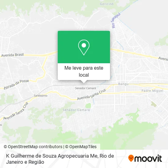 K Guilherme de Souza Agropecuaria Me mapa