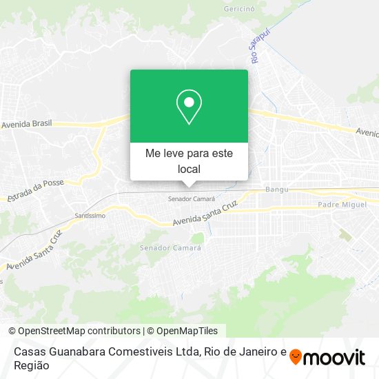 Casas Guanabara Comestiveis Ltda mapa