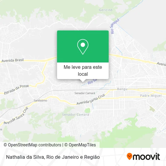 Nathalia da Silva mapa