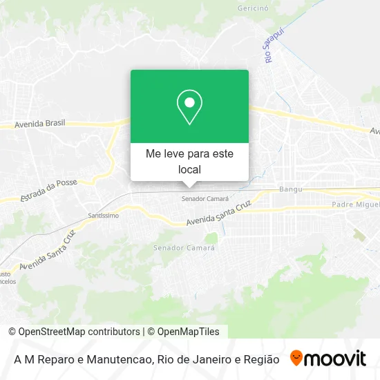 A M Reparo e Manutencao mapa