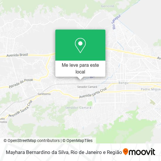 Mayhara Bernardino da Silva mapa