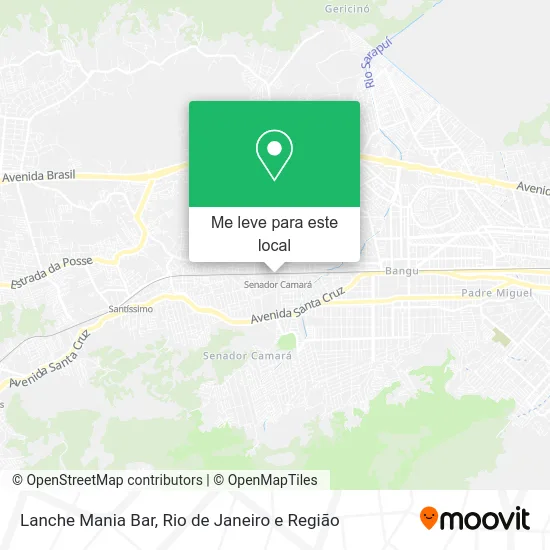 Lanche Mania Bar mapa