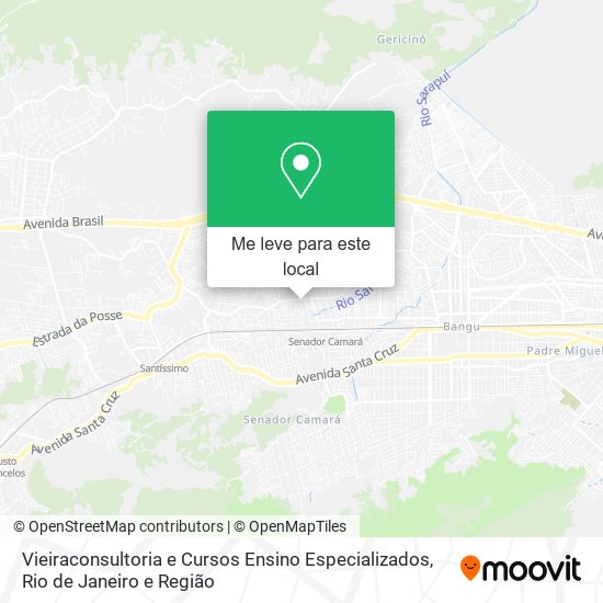 Vieiraconsultoria e Cursos Ensino Especializados mapa