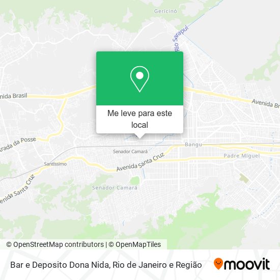 Bar e Deposito Dona Nida mapa