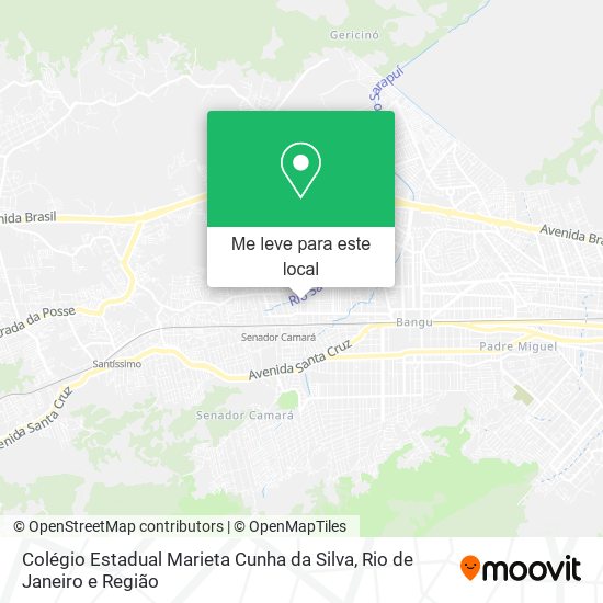 Colégio Estadual Marieta Cunha da Silva mapa