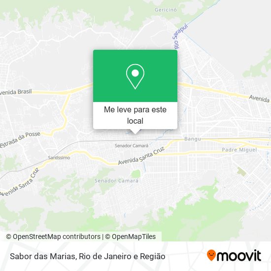 Sabor das Marias mapa