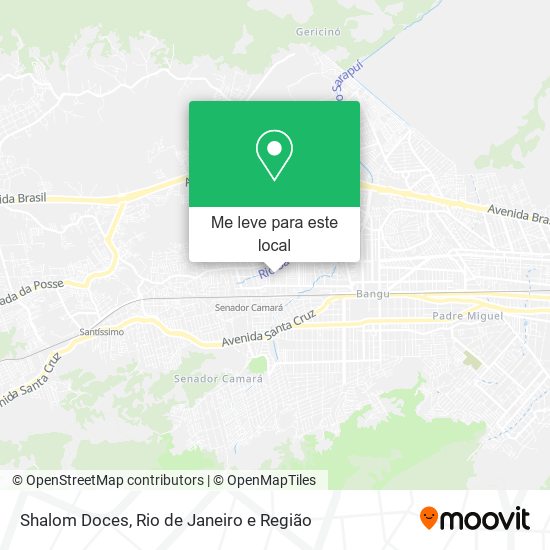 Shalom Doces mapa