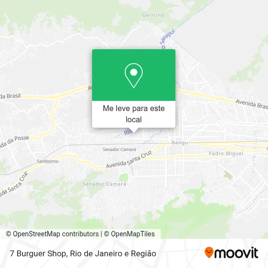 7 Burguer Shop mapa