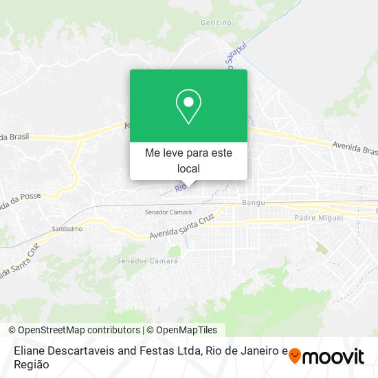 Eliane Descartaveis and Festas Ltda mapa