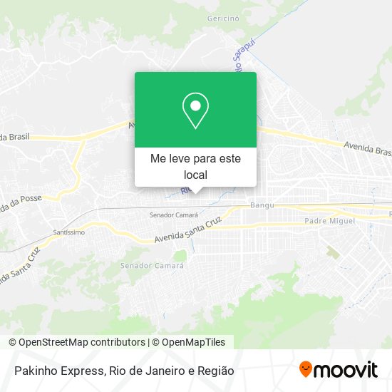 Pakinho Express mapa