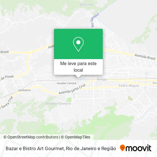 Bazar e Bistro Art Gourmet mapa