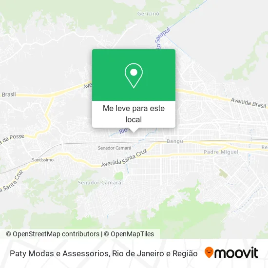 Paty Modas e Assessorios mapa