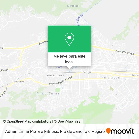 Adrian Linha Praia e Fitness mapa