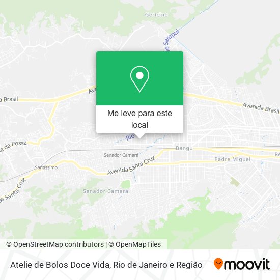 Atelie de Bolos Doce Vida mapa