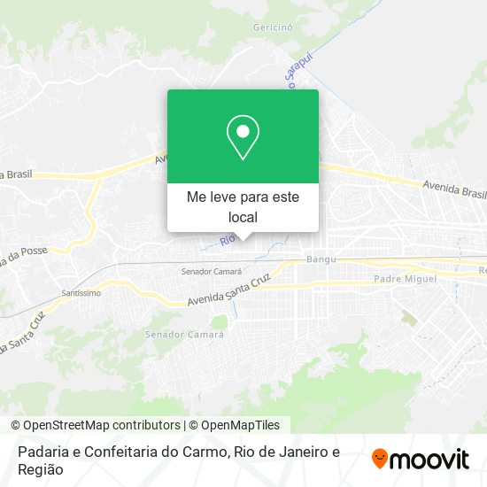 Padaria e Confeitaria do Carmo mapa