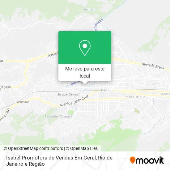 Isabel Promotora de Vendas Em Geral mapa