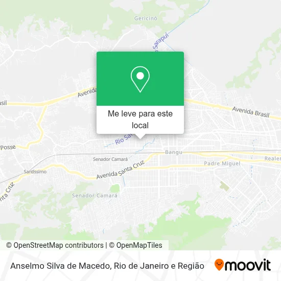 Anselmo Silva de Macedo mapa