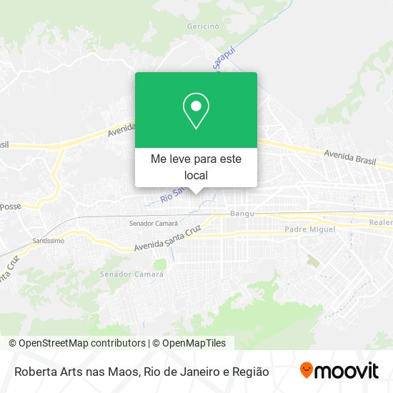 Roberta Arts nas Maos mapa