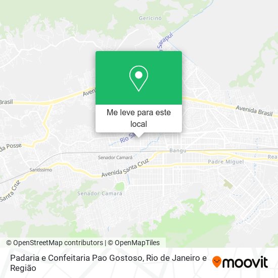 Padaria e Confeitaria Pao Gostoso mapa