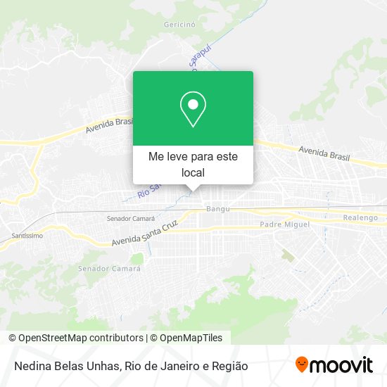 Nedina Belas Unhas mapa