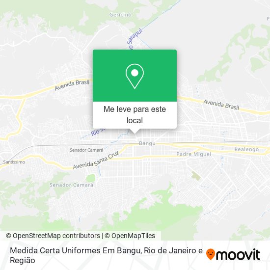Medida Certa Uniformes Em Bangu mapa