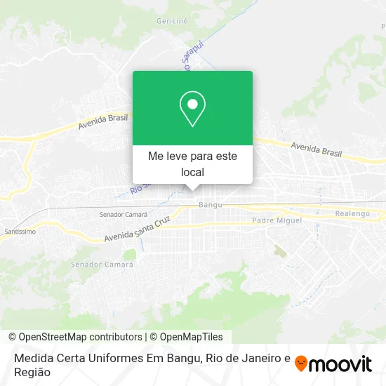 Medida Certa Uniformes Em Bangu mapa