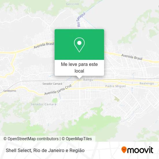 Shell Select mapa