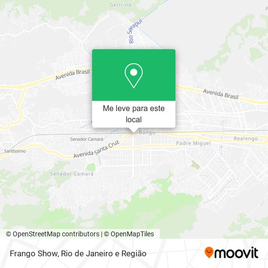 Frango Show mapa