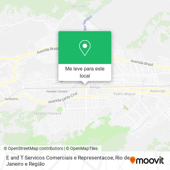 E and T Servicos Comerciais e Representacoe mapa