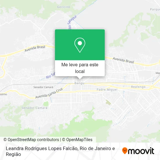 Leandra Rodrigues Lopes Falcão mapa