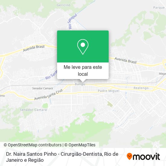 Dr. Naira Santos Pinho - Cirurgião-Dentista mapa