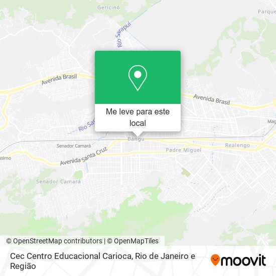 Cec Centro Educacional Carioca mapa