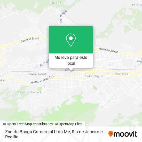 Zad de Bangu Comercial Ltda Me mapa