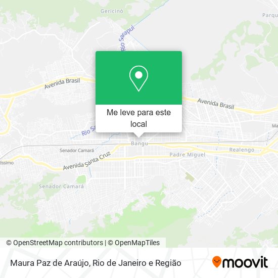 Maura Paz de Araújo mapa