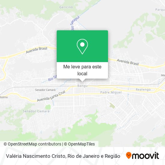 Valéria Nascimento Cristo mapa