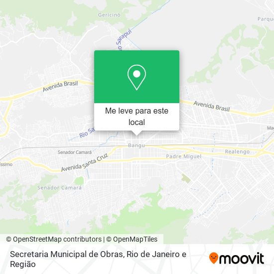Secretaria Municipal de Obras mapa