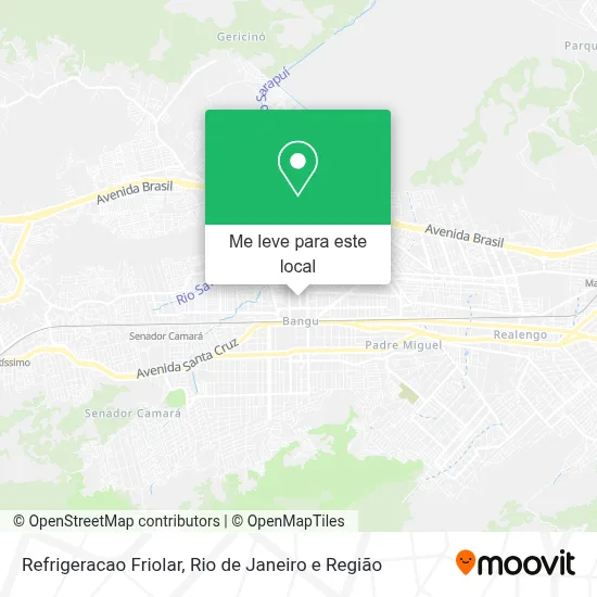 Refrigeracao Friolar mapa
