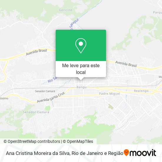 Ana Cristina Moreira da Silva mapa