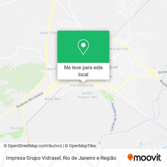 Impresa Grupo Vidrasel mapa