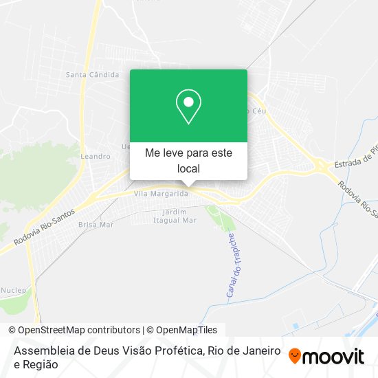 Assembleia de Deus Visão Profética mapa