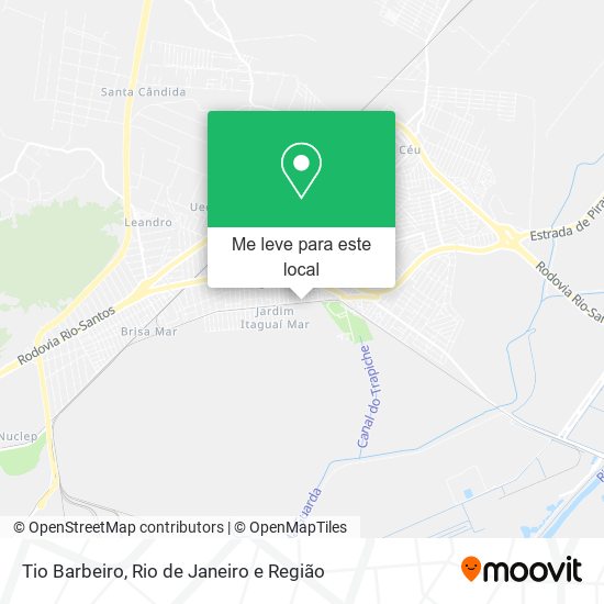 Tio Barbeiro mapa
